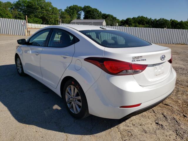 2016 HYUNDAI ELANTRA SE 5NPDH4AE0GH669443