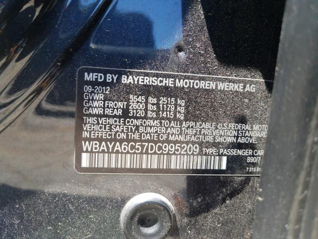 2013 BMW 740 I WBAYA6C57DC995209