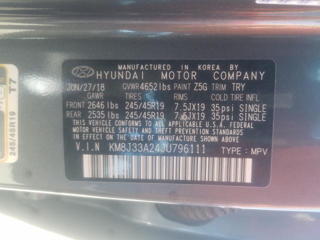 2018 HYUNDAI TUCSON VAL KM8J33A24JU796111