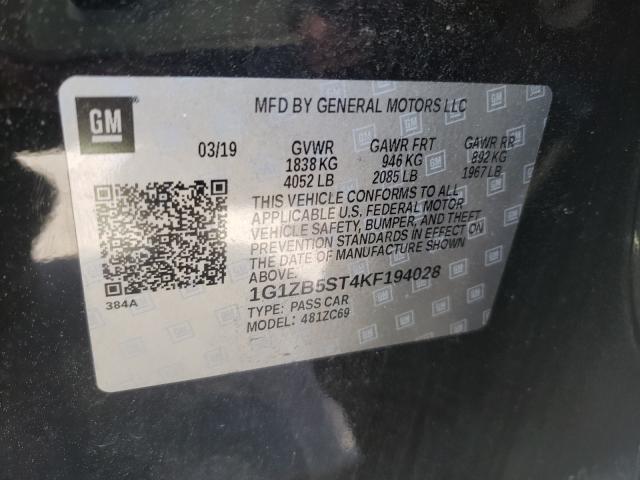 VIN 3CZRU6H56NM750869 2022 Honda HR-V, Awd Ex no.10