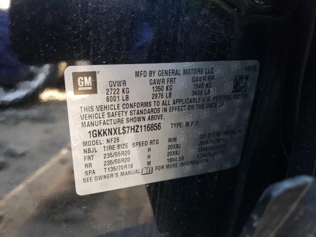 2017 GMC ACADIA DEN 1GKKNXLS7HZ116856