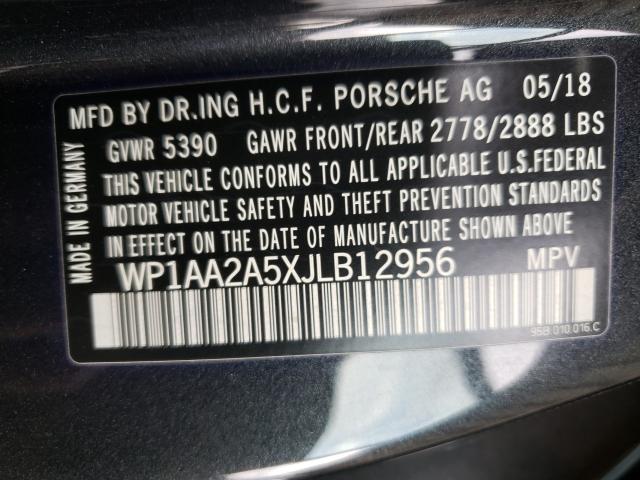 2018 PORSCHE MACAN WP1AA2A5XJLB12956