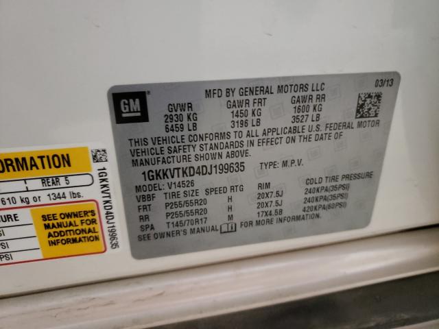 2013 GMC ACADIA DEN 1GKKVTKD4DJ199635