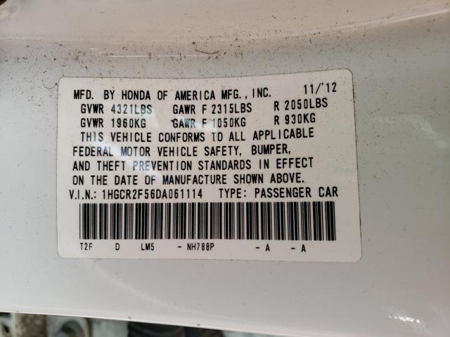 2013 HONDA ACCORD SPO 1HGCR2F56DA061114