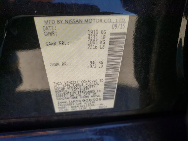 2015 NISSAN ALTIMA 2.5 1N4AL3AP2FN908508
