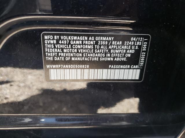 2013 VOLKSWAGEN CC LUXURY WVWRP7AN9DE506828