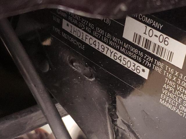 2007 HARLEY-DAVIDSON FLHTCUI 1HD1FC4197Y645036