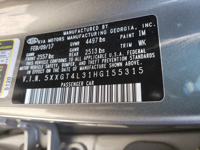 2017 KIA OPTIMA LX 5XXGT4L31HG155315