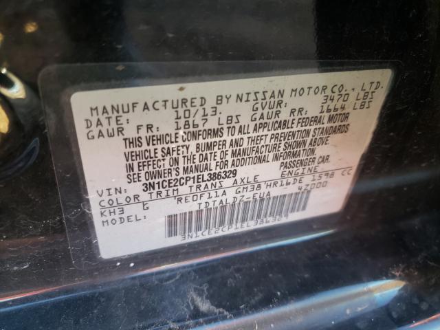 2014 NISSAN VERSA NOTE 3N1CE2CP1EL386329