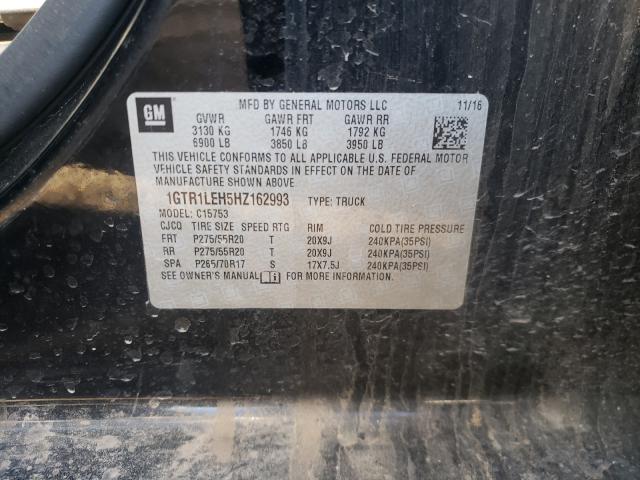 2017 GMC SIERRA C15 1GTR1LEH5HZ162993
