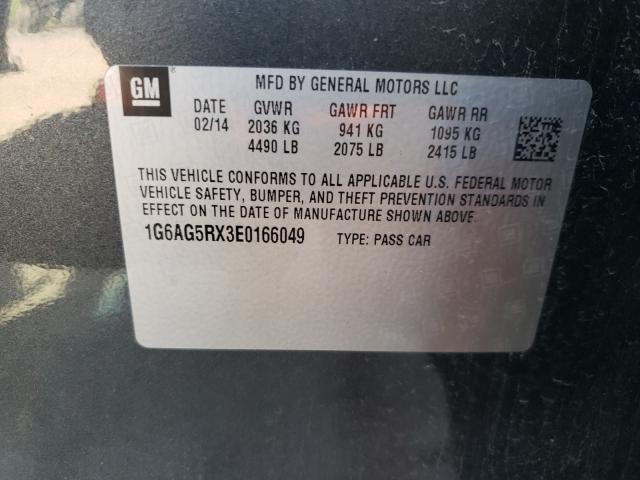 2014 CADILLAC ATS 1G6AG5RX3E0166049