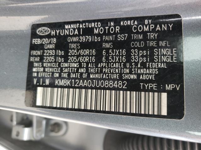 2018 HYUNDAI KONA SE KM8K12AA0JU088482
