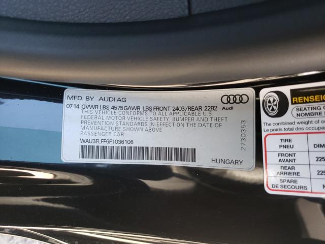 2015 AUDI A3 PREMIUM WAU3FLFF6F1036106