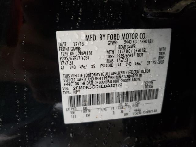 2014 FORD EDGE SE 2FMDK3GC4EBA20122