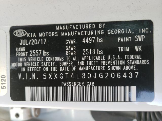 2018 KIA OPTIMA LX 5XXGT4L30JG206437