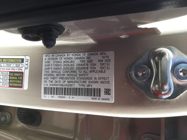 2018 HONDA CR-V EX 2HKRW1H58JH520611