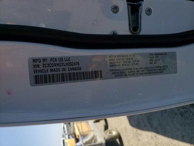 2020 DODGE CHARGER GT 2C3CDXHG2LH252476