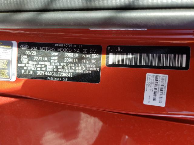 2020 KIA FORTE GT 3KPF44AC4LE236841