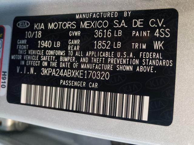 2019 KIA RIO S 3KPA24ABXKE170320