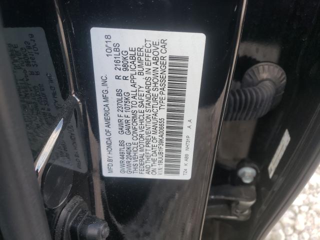 2019 ACURA TLX 19UUB1F39KA006655