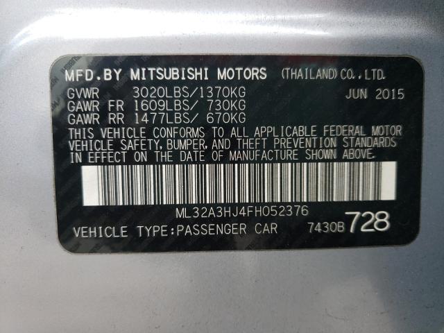 2015 MITSUBISHI MIRAGE DE ML32A3HJ4FH052376