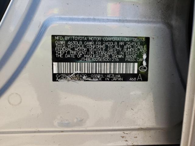 2014 LEXUS IS 350 JTHBE1D25E5001276