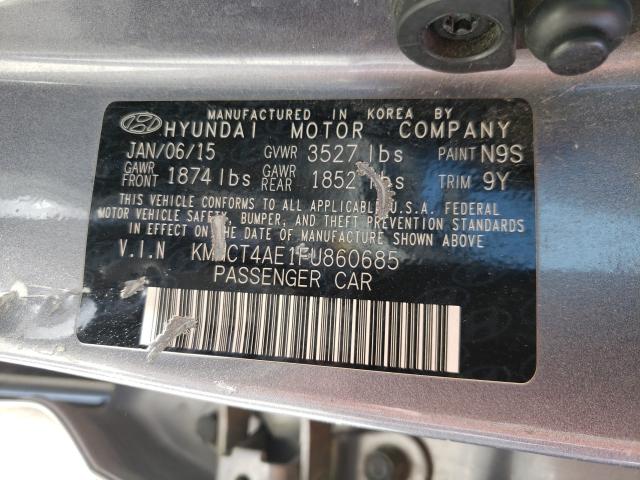 2015 HYUNDAI ACCENT GLS KMHCT4AE1FU860685