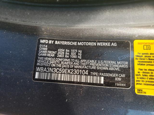 2014 BMW 428 I WBA3N3C59EK230104