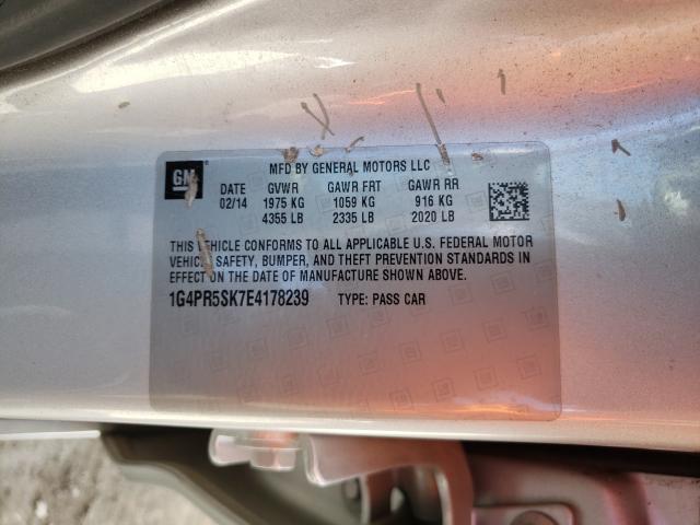 2014 BUICK VERANO CON 1G4PR5SK7E4178239