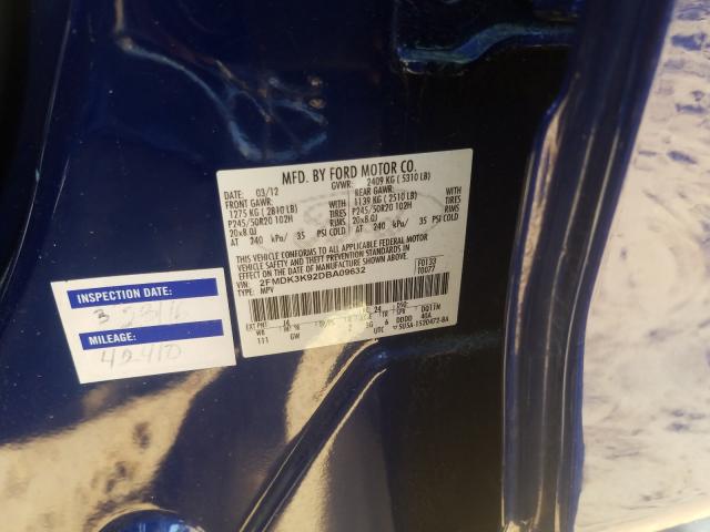 2013 FORD EDGE LIMIT 2FMDK3K92DBA09632