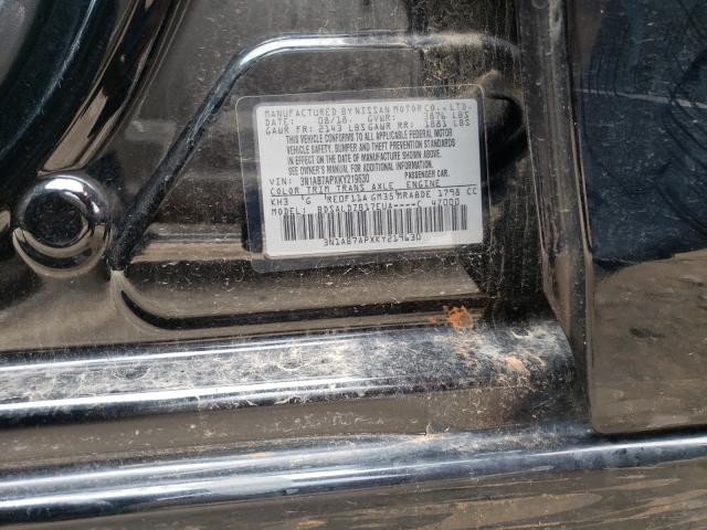 2019 NISSAN SENTRA S 3N1AB7APXKY219630