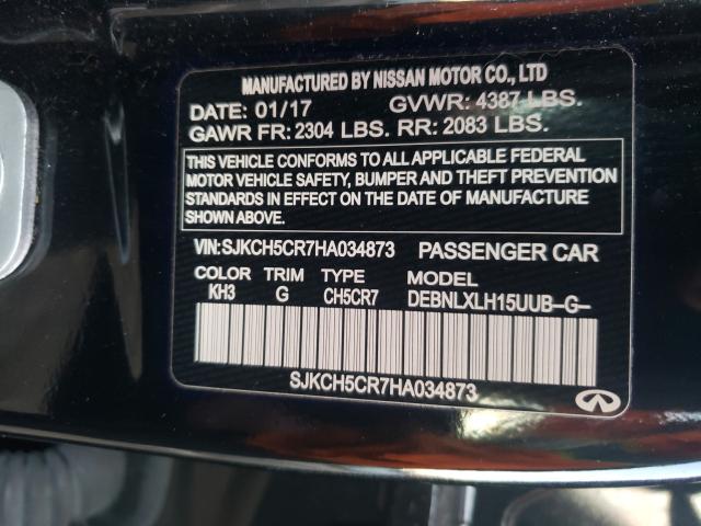 2017 INFINITI QX30 BASE SJKCH5CR7HA034873