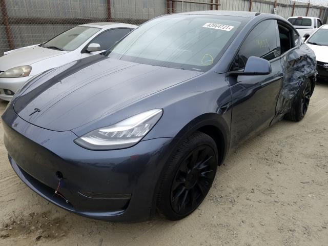 2020 TESLA MODEL Y 5YJYGDEFXLF000614