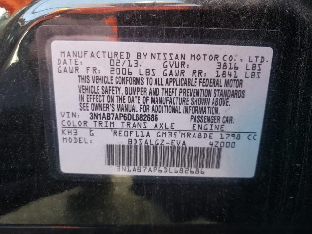 2013 NISSAN SENTRA S 3N1AB7AP6DL682686
