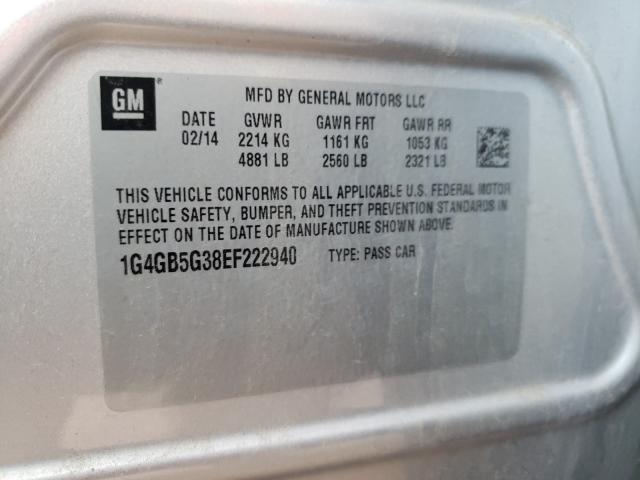 2014 BUICK LACROSSE 1G4GB5G38EF222940