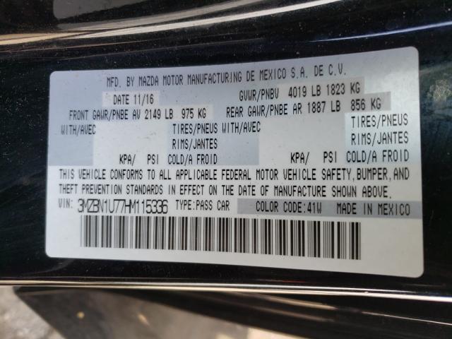 2017 MAZDA 3 SPORT 3MZBN1U77HM115336