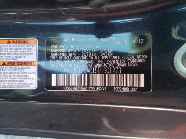 2013 SUBARU BRZ 2.0 LI JF1ZCAC15D1601273