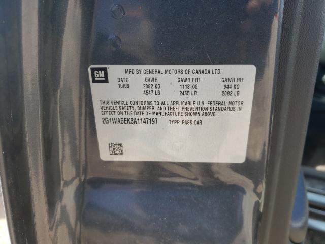 2010 CHEVROLET IMPALA LS 2G1WA5EK3A1147197