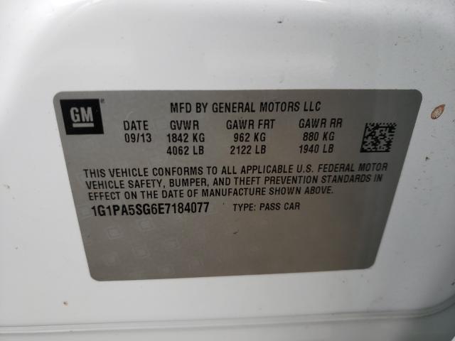 2014 CHEVROLET CRUZE LS 1G1PA5SG6E7184077