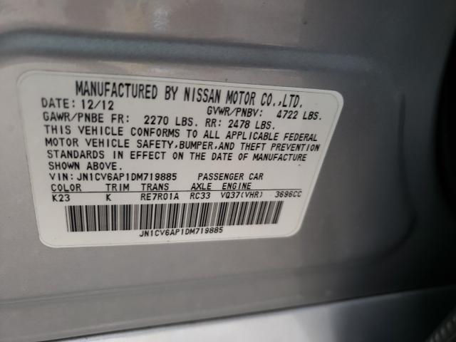 2013 INFINITI G37 BASE JN1CV6AP1DM719885