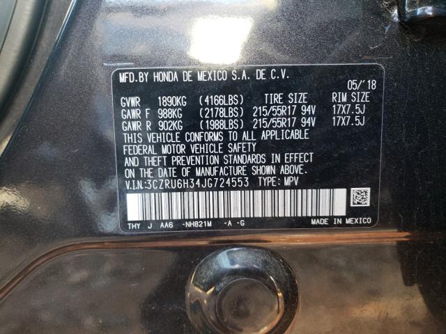 2018 HONDA HR-V LX 3CZRU6H34JG724553