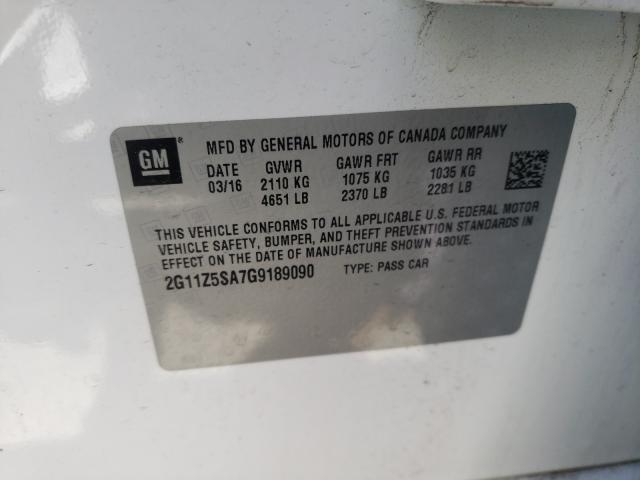 2016 CHEVROLET IMPALA LS 2G11Z5SA7G9189090