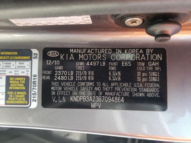 2011 KIA SPORTAGE L KNDPB3A23B7094864