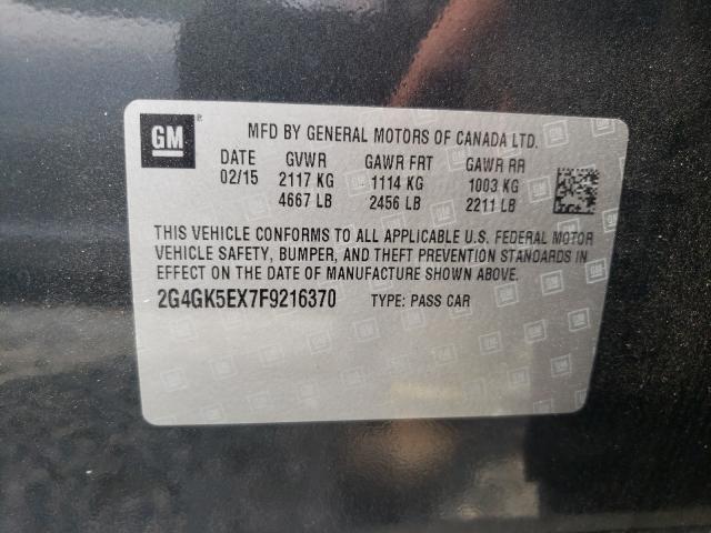 2015 BUICK REGAL 2G4GK5EX7F9216370