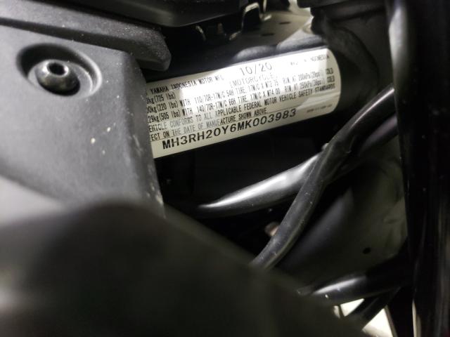 2021 YAMAHA MT-03 MH3RH20Y6MK003983
