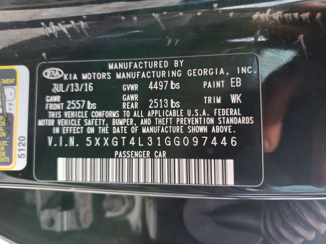 2016 KIA OPTIMA LX 5XXGT4L31GG097446