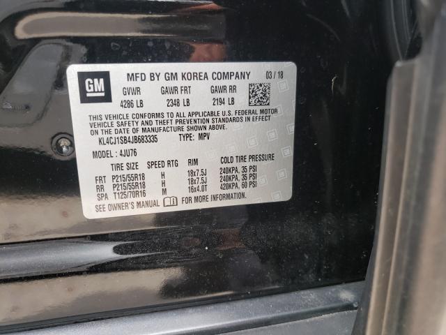 2018 BUICK ENCORE SPO KL4CJ1SB4JB683335