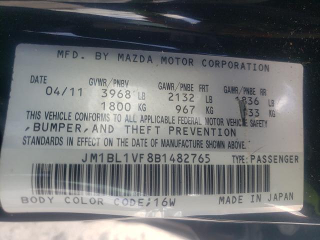 2011 MAZDA 3 I JM1BL1VF8B1482765