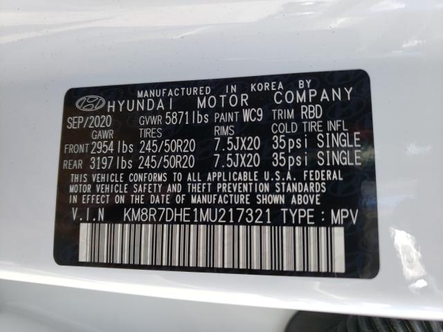 2021 HYUNDAI PALISADE C KM8R7DHE1MU217321