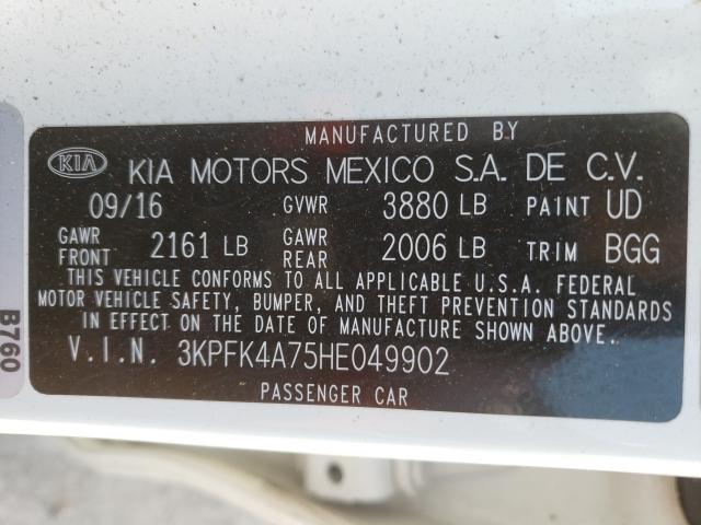 2017 KIA FORTE LX 3KPFK4A75HE049902